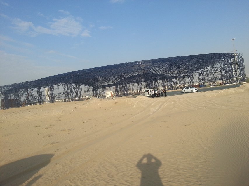 乌兰浩特大型场馆网架工程